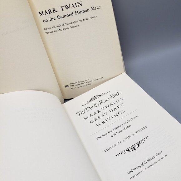 Mark Twain Lot of 5 Non-Fiction Roughing It Mississippi Hawaii Damned Great Dark - Picture 4 of 15